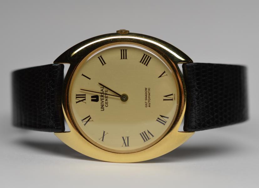 Montre Universal Genève White Shadow Microtor UG66 Vintage - Boîtier Original NOS, Automatique, Années 70