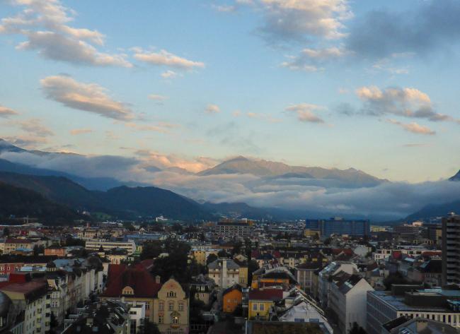 Blick auf Innsbruck Blick auf Innsbruck
