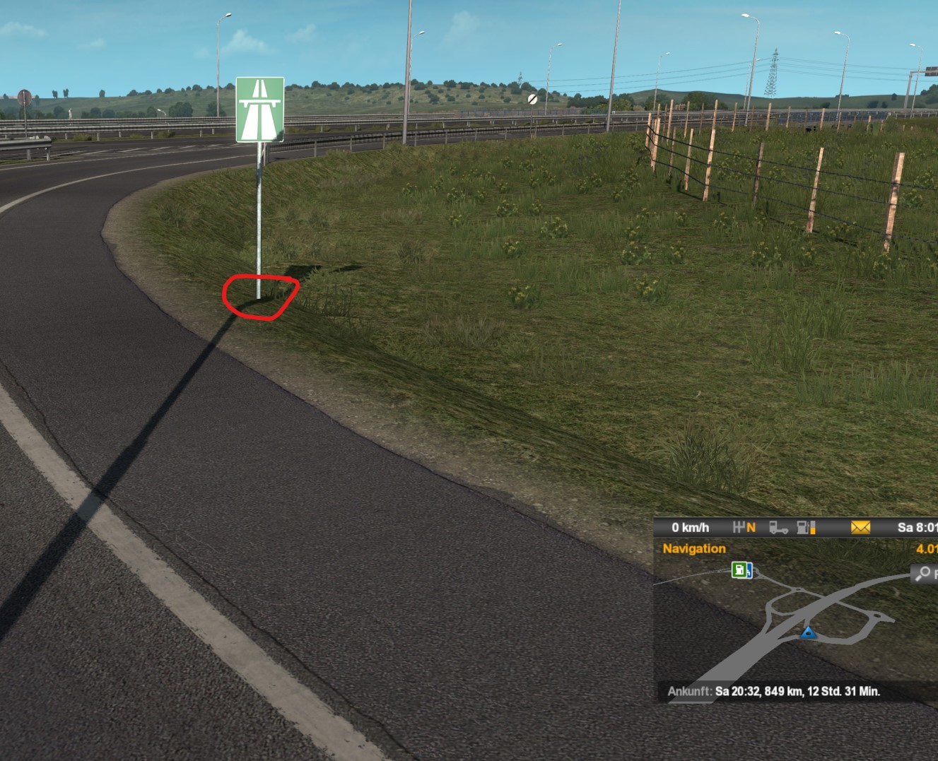 Timisoara A1: Floating sign [112591] - SCS Software