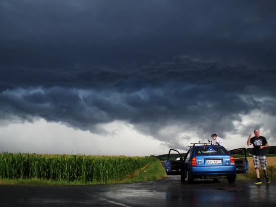 08.07.2015 - Unwetterlinie + Shelfcloud @ Raum Fürstenfeld (STMK)
