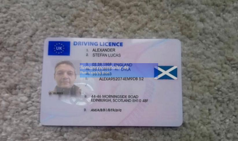 Bildergalerie - Alexander Lucas driver license